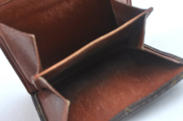 Authentic Louis Vuitton Monogram Porte Monnaie Billets Wallet M61660 LV K6137