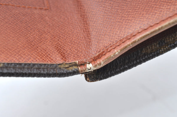 Authentic Louis Vuitton Monogram Porte Monnaie Billets Wallet M61660 LV K6138