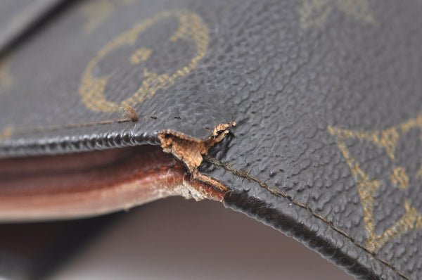 Authentic Louis Vuitton Monogram Porte Monnaie Billets Wallet M61660 LV K6138