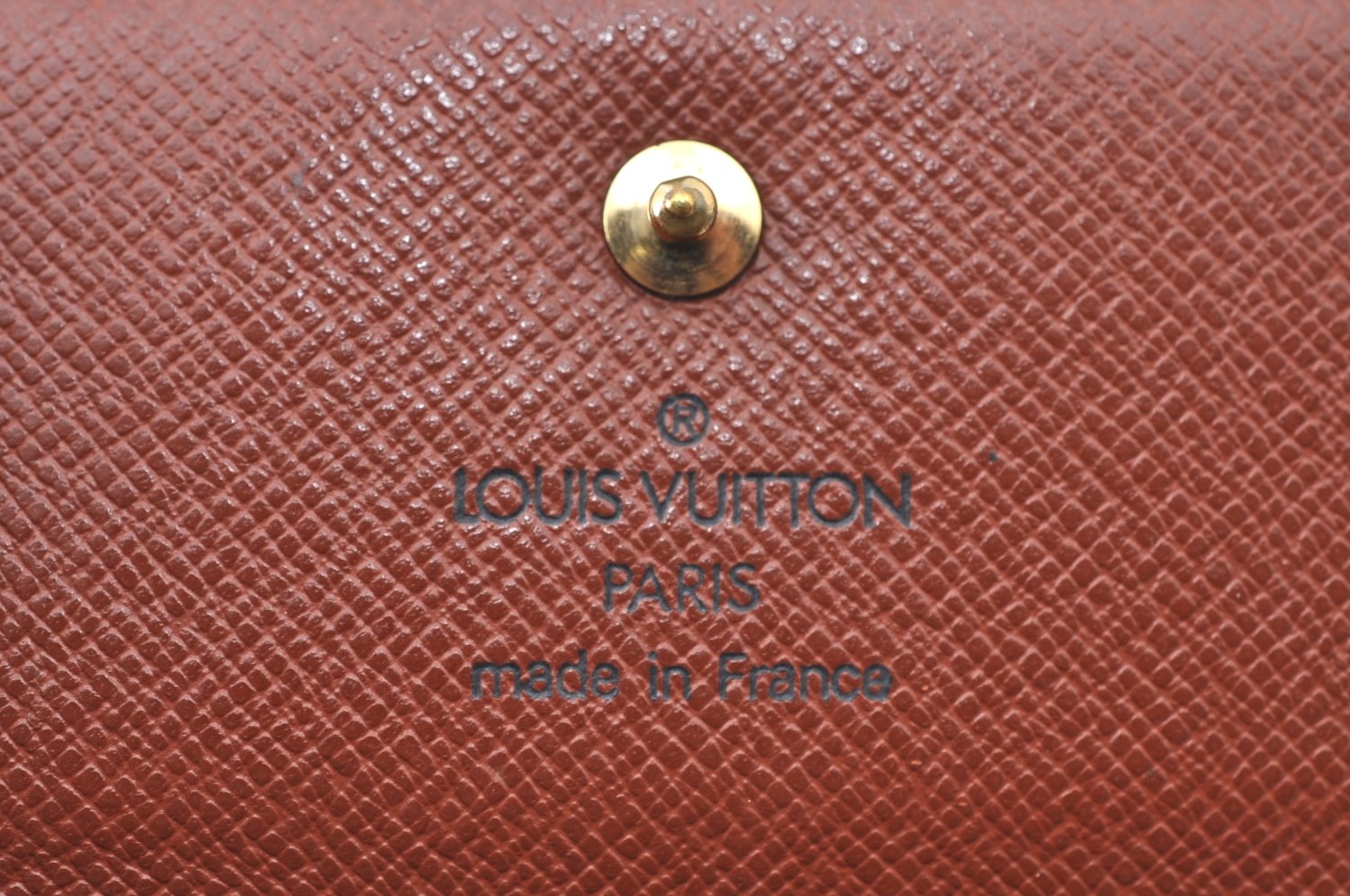 Authentic Louis Vuitton Monogram M61652 Porte Monnaie Billet Carte Credit K6140
