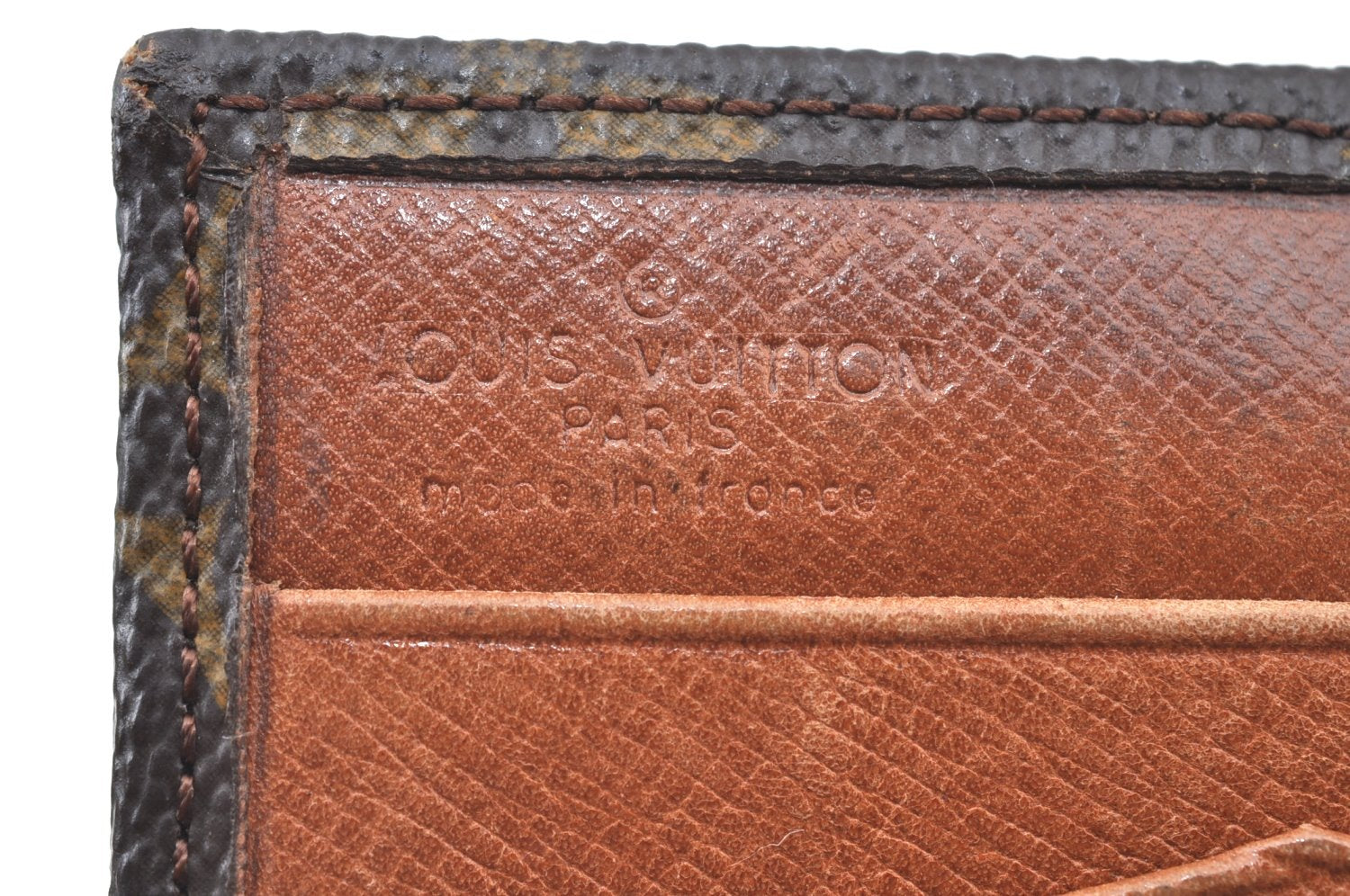 Authentic Louis Vuitton Monogram Porte Monnaie Billets Wallet M61660 LV K6141