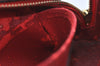 Authentic Louis Vuitton Epi Dauphine Cosmetic Pouch Red M48447 LV K6163