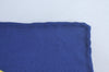 Authentic HERMES Carre 90 Scarf "GRAND APPARAT" Silk Blue K6173