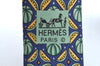 Authentic HERMES Tie Necktie Watermelon Pattern Silk 7658TA Navy Green K6181