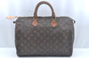 Authentic Louis Vuitton Monogram Speedy 30 Hand Boston Bag M41526 LV K6201