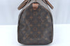 Authentic Louis Vuitton Monogram Speedy 30 Hand Boston Bag M41526 LV K6201