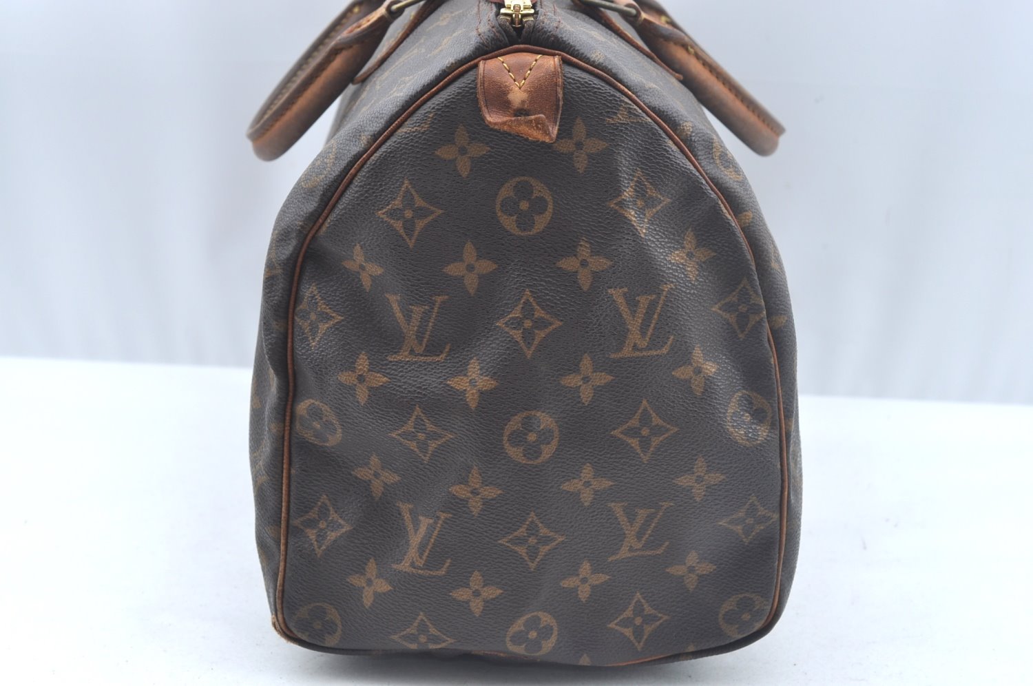 Authentic Louis Vuitton Monogram Speedy 30 Hand Boston Bag M41526 LV K6201