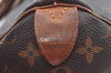 Authentic Louis Vuitton Monogram Speedy 30 Hand Boston Bag M41526 LV K6201