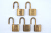 Authentic Louis Vuitton Padlock Gold 10Set LV K6209