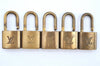 Authentic Louis Vuitton Padlock Gold 10Set LV K6209