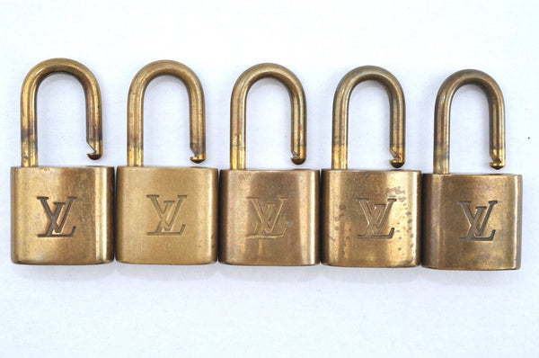 Authentic Louis Vuitton Padlock Gold 10Set LV K6209