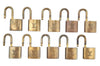 Authentic Louis Vuitton Padlock Gold 10Set LV K6210