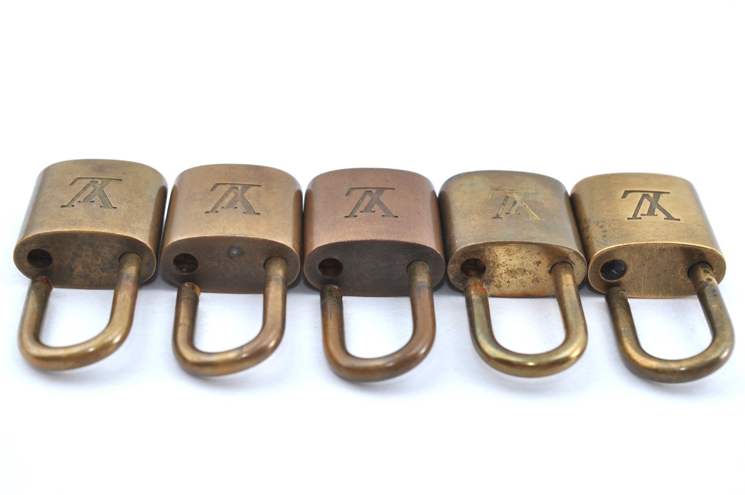 Authentic Louis Vuitton Padlock Gold 10Set LV K6210