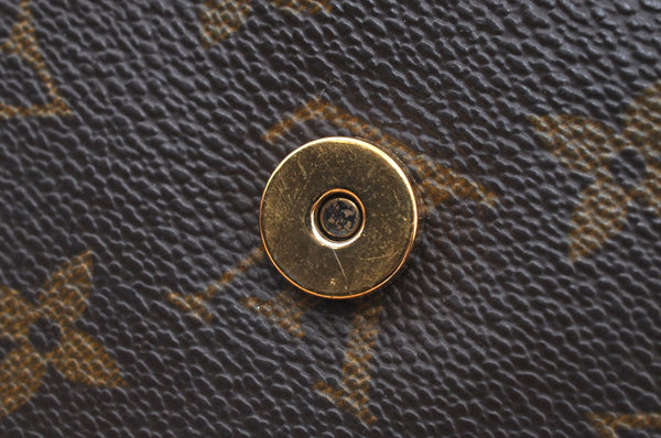 Authentic Louis Vuitton Monogram Pochette Twin GM Shoulder Bag M51852 LV K6224