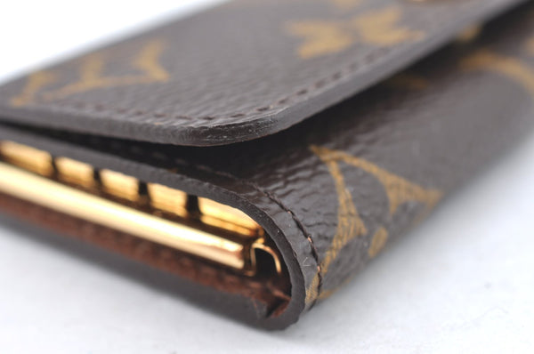 Authentic Louis Vuitton Monogram Multicles 4 Hooks Key Case M62631 LV Box K6227