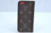 Authentic Louis Vuitton Monogram Folio Iphone 6 Case Red M61616 LV K6235
