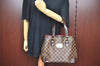 Authentic Louis Vuitton Damier Hampstead PM Shoulder Tote Bag N51205 LV K6240