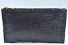 Auth CHANEL Novelty No.5 Parfum Cosmetic Pouch Purse Leather Black Junk K6241