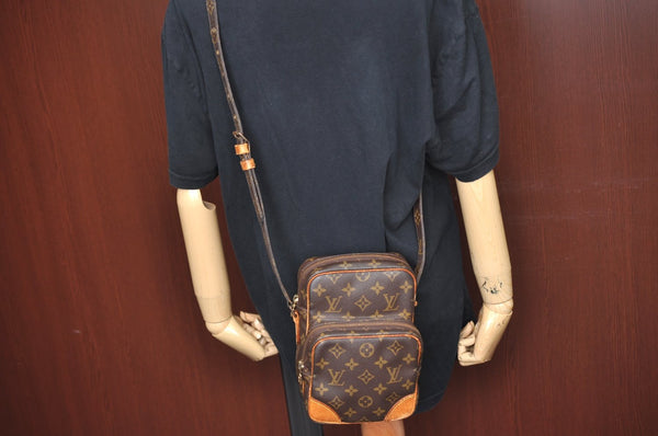 Authentic Louis Vuitton Monogram Amazone Shoulder Cross Bag M45236 LV Junk K6246