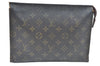 Auth Louis Vuitton Monogram Poche Toilette 26 Cosmetics Pouch Old Model LV K6249