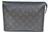 Auth Louis Vuitton Monogram Poche Toilette 26 Cosmetics Pouch Old Model LV K6249