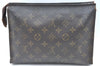 Auth Louis Vuitton Monogram Poche Toilette 26 Cosmetics Pouch Old Model LV K6249