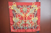 Authentic HERMES Carre 90 Scarf "L'INSTRVCTION DV ROY" Silk Red K6251