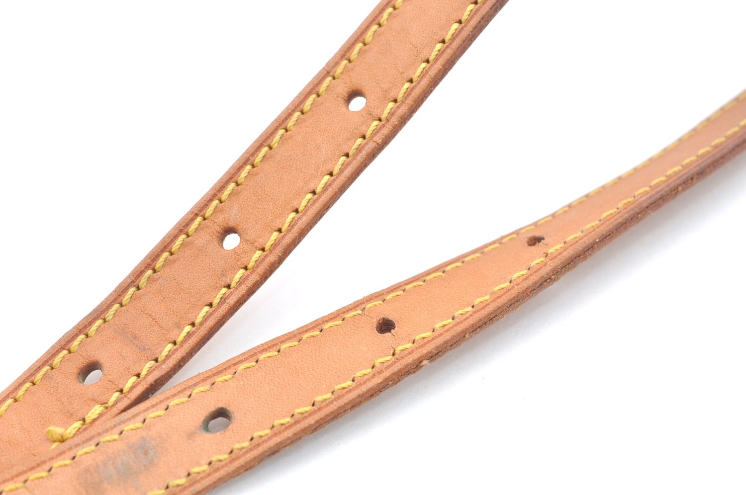 Authentic Louis Vuitton Leather Shoulder Strap For Bucket PM 27.6