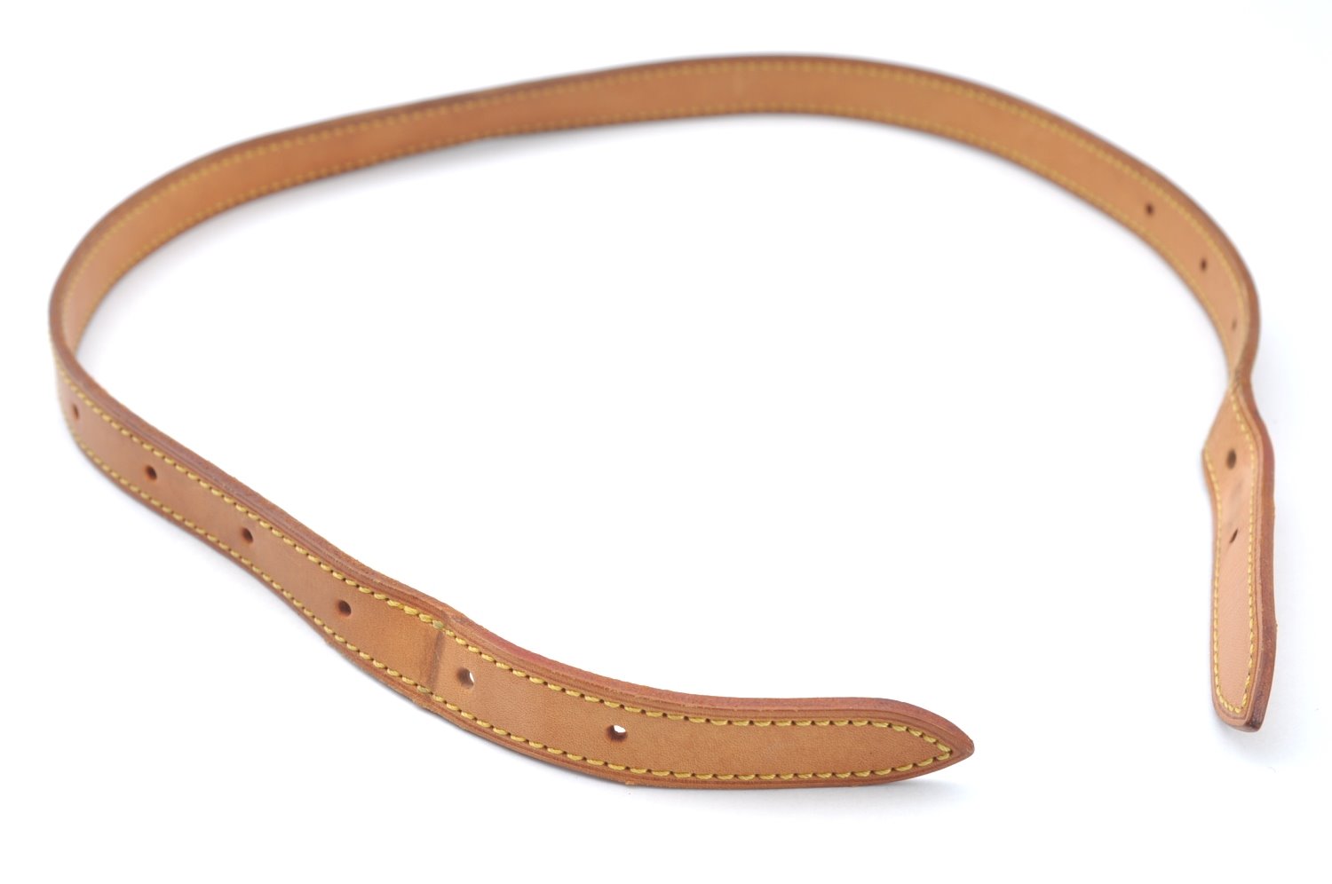 Authentic Louis Vuitton Leather Shoulder Strap For Bucket GM 31.9