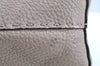 Authentic FENDI Selleria Vintage Shoulder Tote Bag Leather Gray K6275