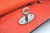 Authentic FENDI Selleria Vintage Shoulder Tote Bag Leather Gray K6275
