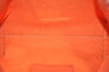 Authentic FENDI Selleria Vintage Shoulder Tote Bag Leather Gray K6275