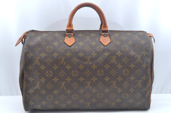 Authentic Louis Vuitton Monogram Speedy 40 Hand Boston Bag Old Model LV K6321