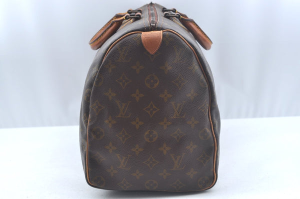 Authentic Louis Vuitton Monogram Speedy 40 Hand Boston Bag Old Model LV K6321