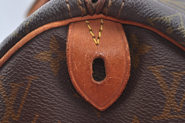 Authentic Louis Vuitton Monogram Speedy 40 Hand Boston Bag Old Model LV K6321