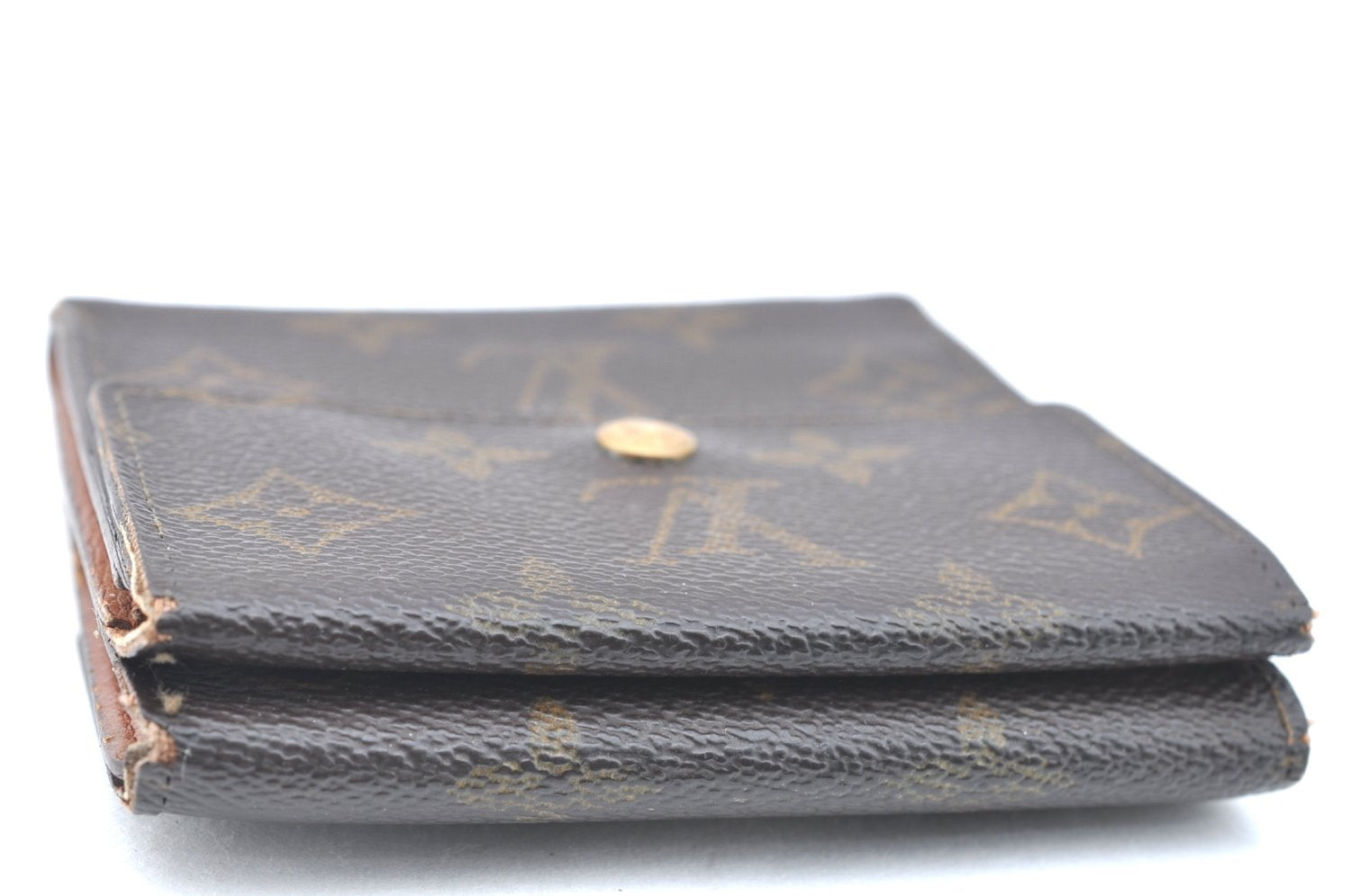 Authentic Louis Vuitton Monogram M61652 Porte Monnaie Billet Carte Credit K6324