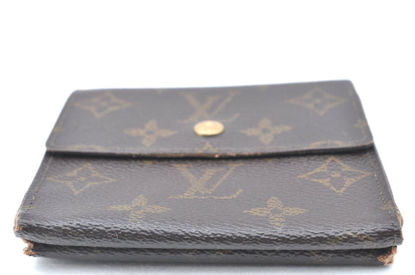 Authentic Louis Vuitton Monogram M61652 Porte Monnaie Billet Carte Credit K6324