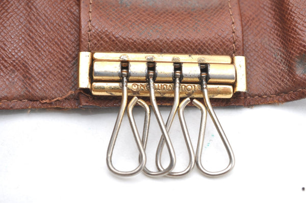Authentic Louis Vuitton Monogram Multicles 4 Four Hooks Key Case M62631 LV K6325