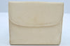 Authentic GUCCI Vintage Bifold Wallet Purse Leather White K6326