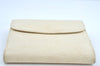 Authentic GUCCI Vintage Bifold Wallet Purse Leather White K6326