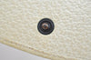 Authentic GUCCI Vintage Bifold Wallet Purse Leather White K6326