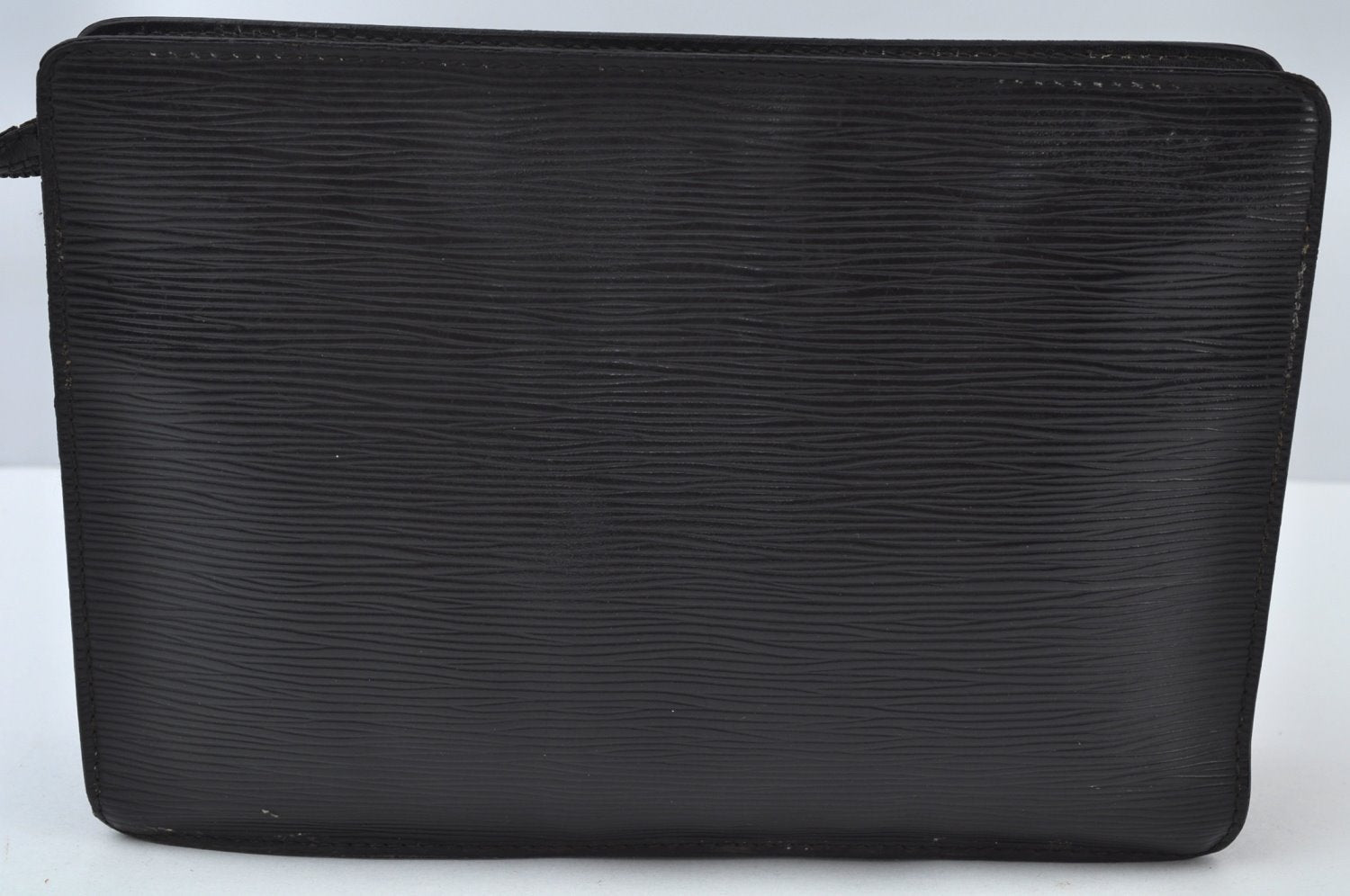 Authentic Louis Vuitton Epi Pochette Homme Clutch Hand Bag Black M52522 LV K6329