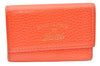 Authentic GUCCI Swing Vintage 6 Six Hooks Key Case Leather 354499 Orange K6334