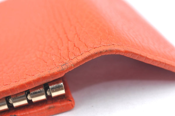Authentic GUCCI Swing Vintage 6 Six Hooks Key Case Leather 354499 Orange K6334
