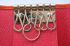 Authentic GUCCI Swing Vintage 6 Six Hooks Key Case Leather 354499 Orange K6334