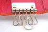 Authentic GUCCI Swing Vintage 6 Six Hooks Key Case Leather 354499 Orange K6334