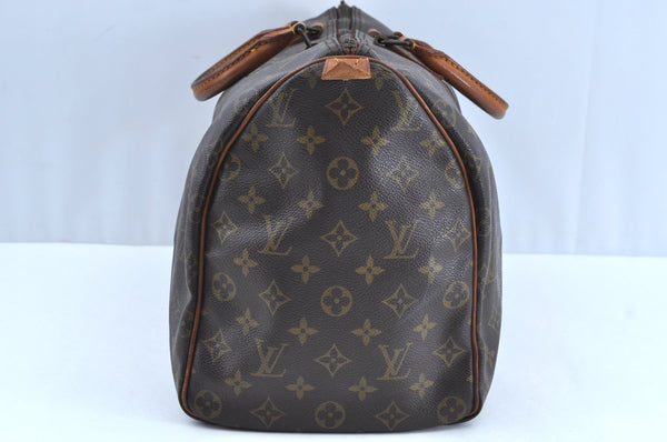 Authentic Louis Vuitton Monogram Speedy 40 Hand Boston Bag M41522 LV K6336