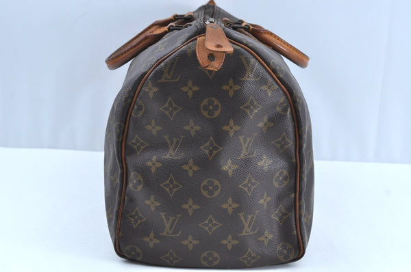 Authentic Louis Vuitton Monogram Speedy 40 Hand Boston Bag M41522 LV K6336