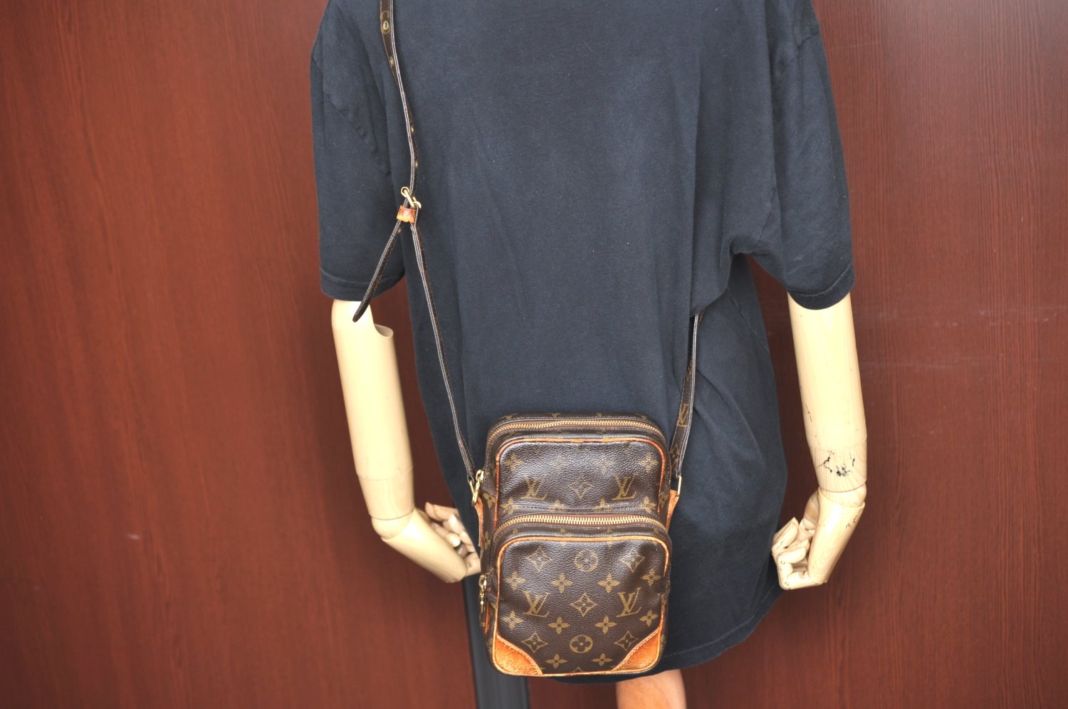 Auth Louis Vuitton Monogram Amazone Shoulder Cross Body Bag M45236 LV Junk K6339