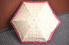 Authentic COACH Signature Vintage Folding Parasol Umbrella Beige K6340